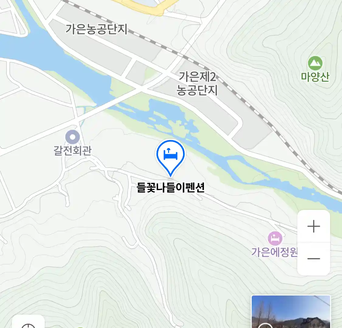 들꽃나들이펜션 위치