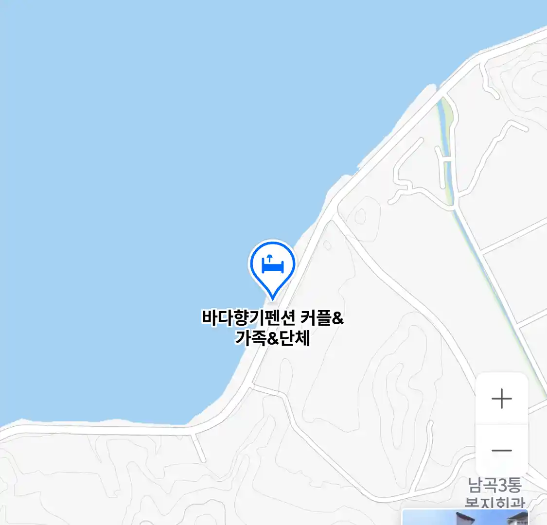 바다향기펜션 커플&가족&단체 위치
