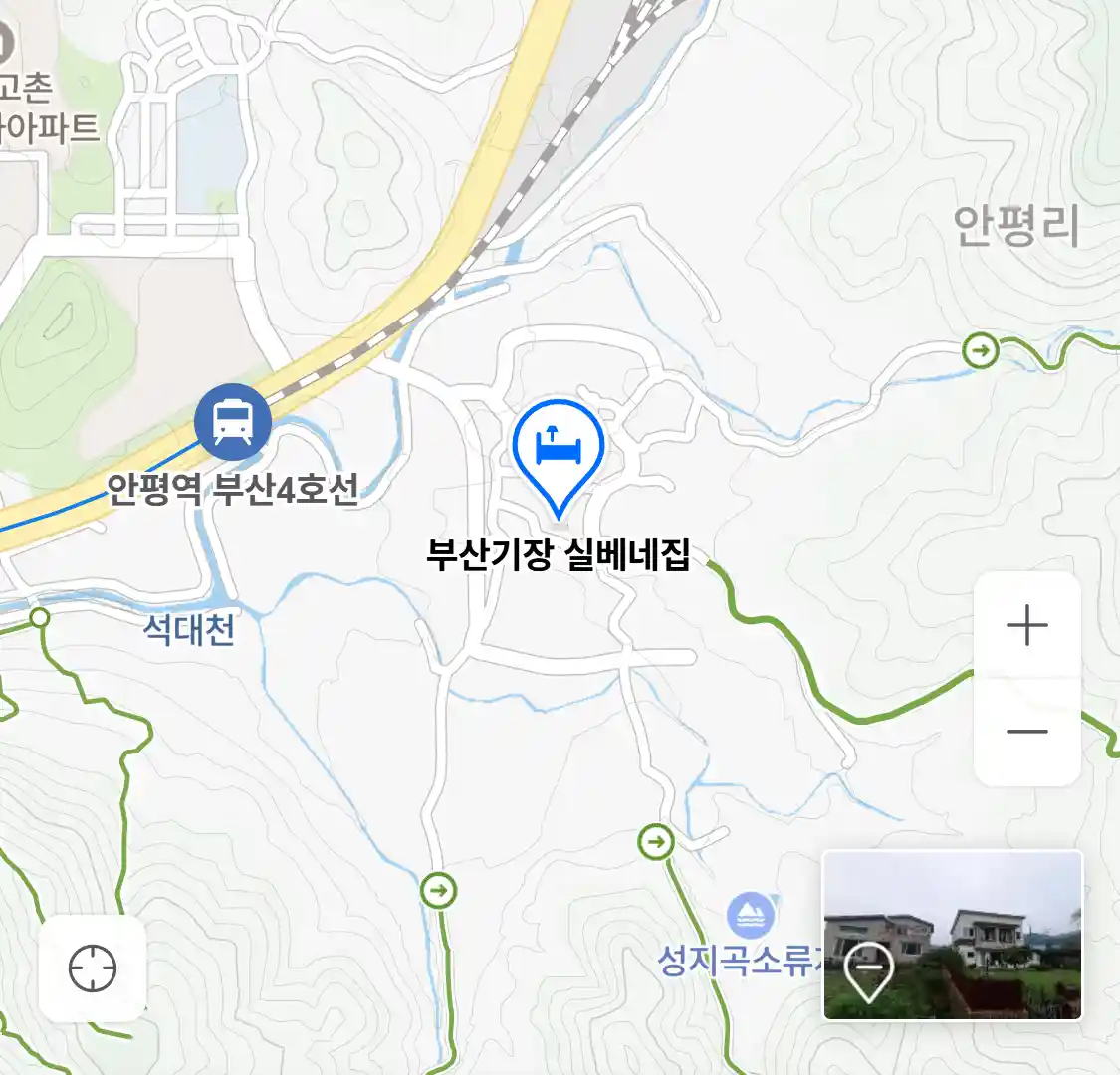 부산기장 실베네집 위치