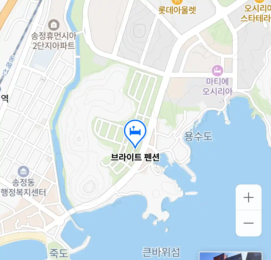 브라이트 펜션 위치