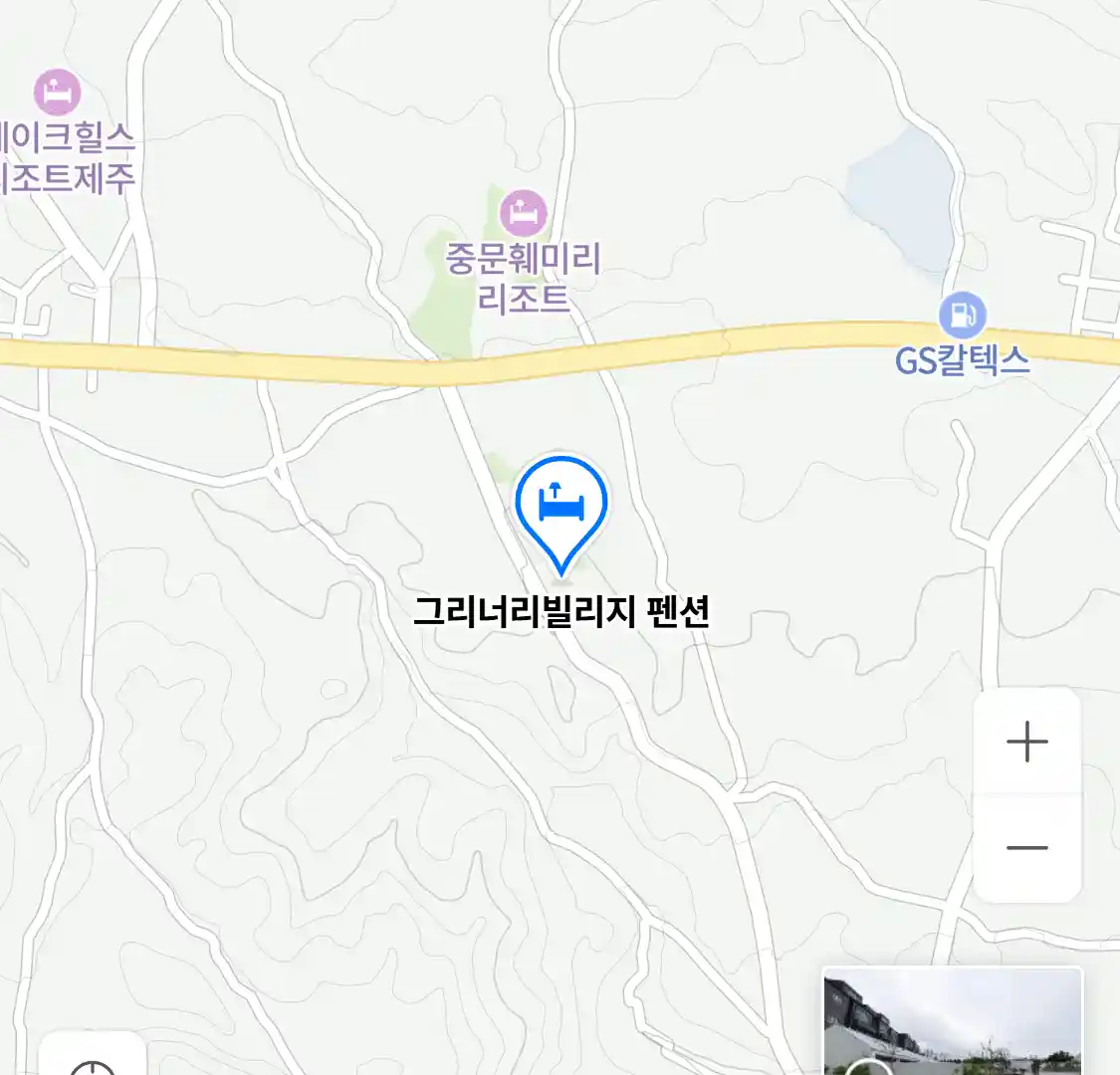 그리너리빌리지 펜션 위치
