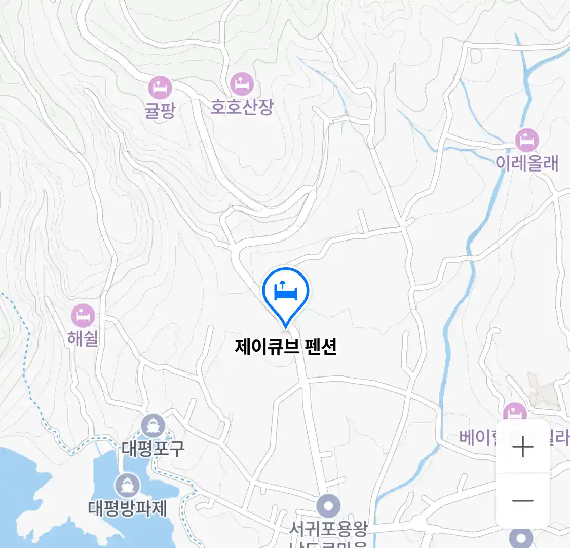 제이큐브 펜션 위치