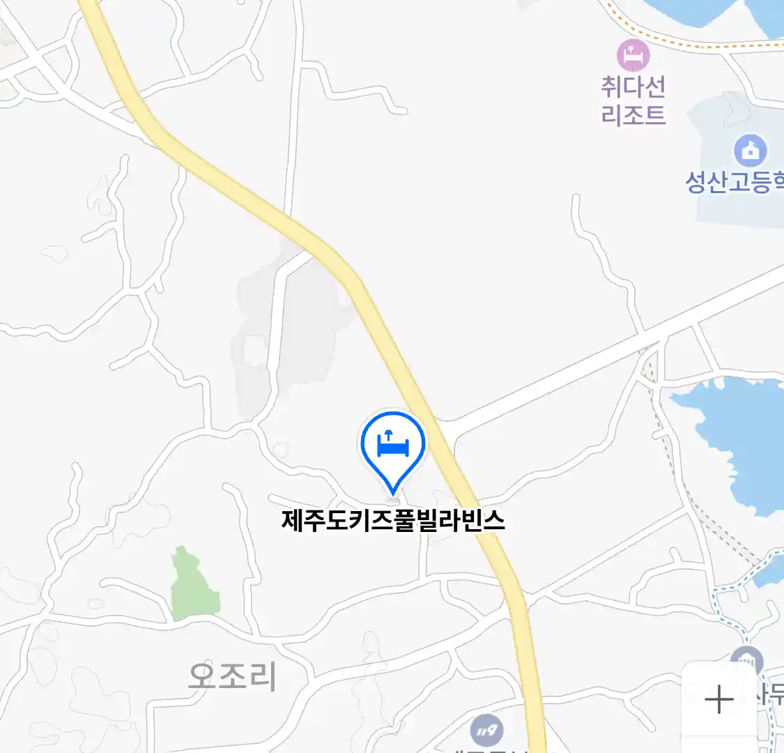 제주도키즈풀빌라빈스 위치