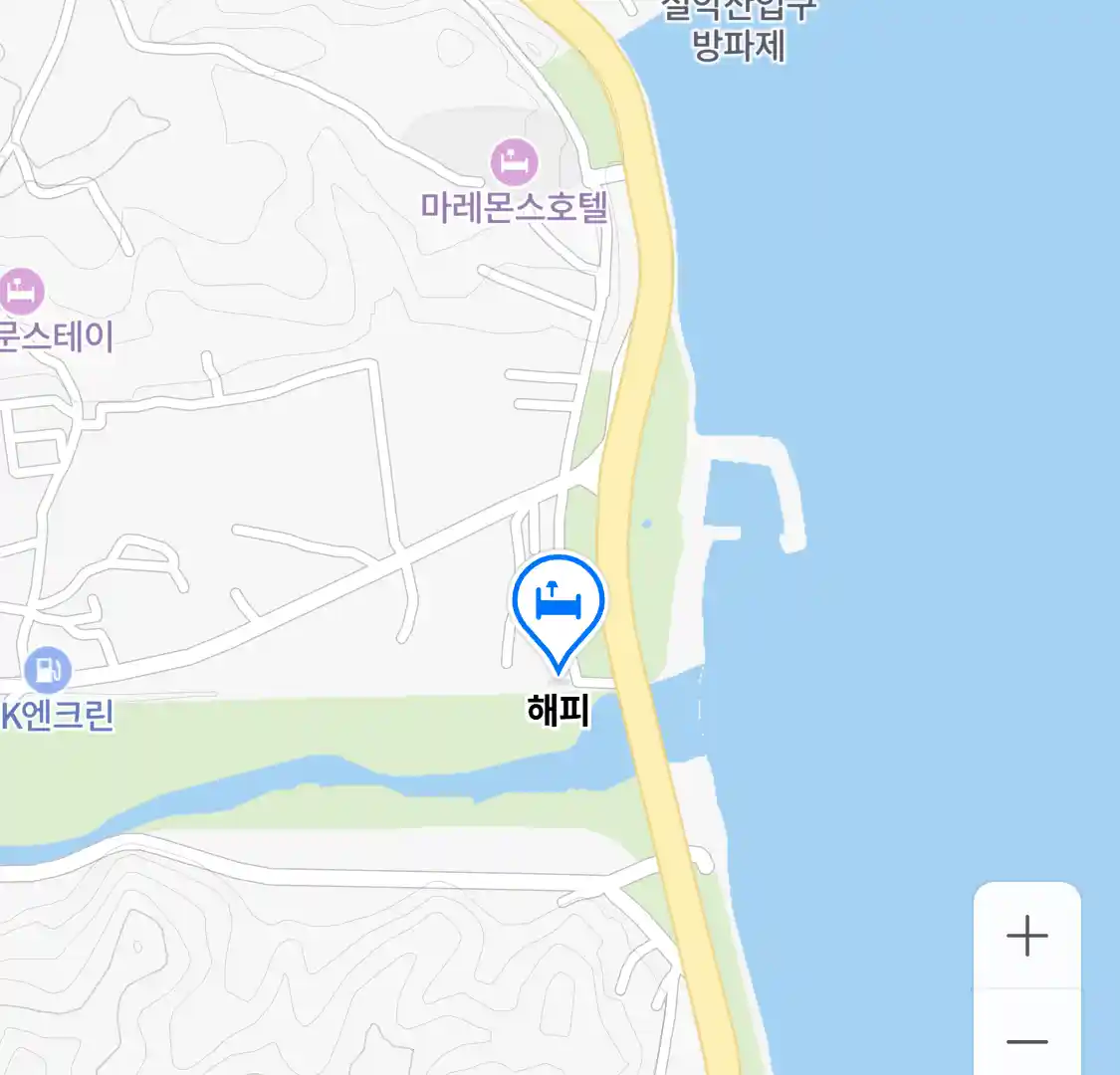 해피 펜션 위치