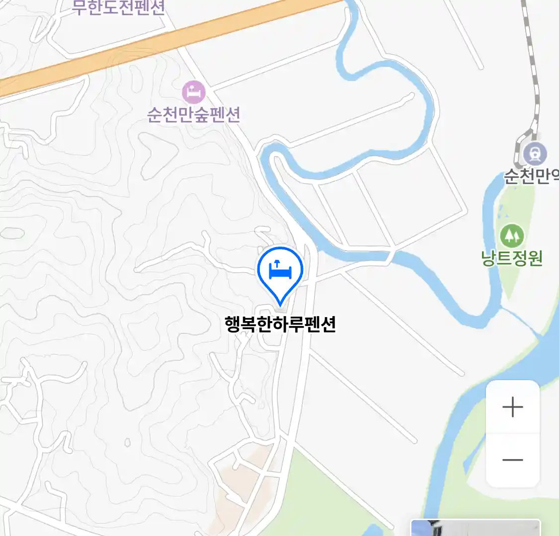 행복한하루펜션 위치