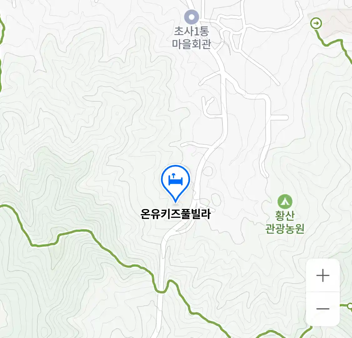 아산시 신인동 키즈펜션_온유키즈풀빌라 위치