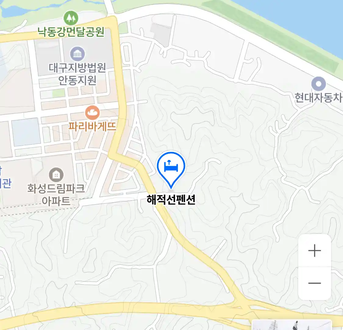 해적선펜션 위치