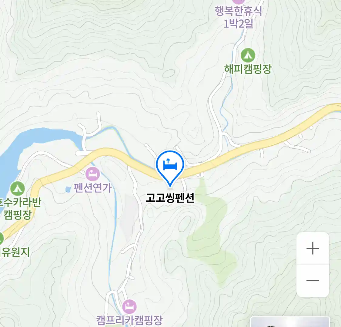 고고씽펜션 위치