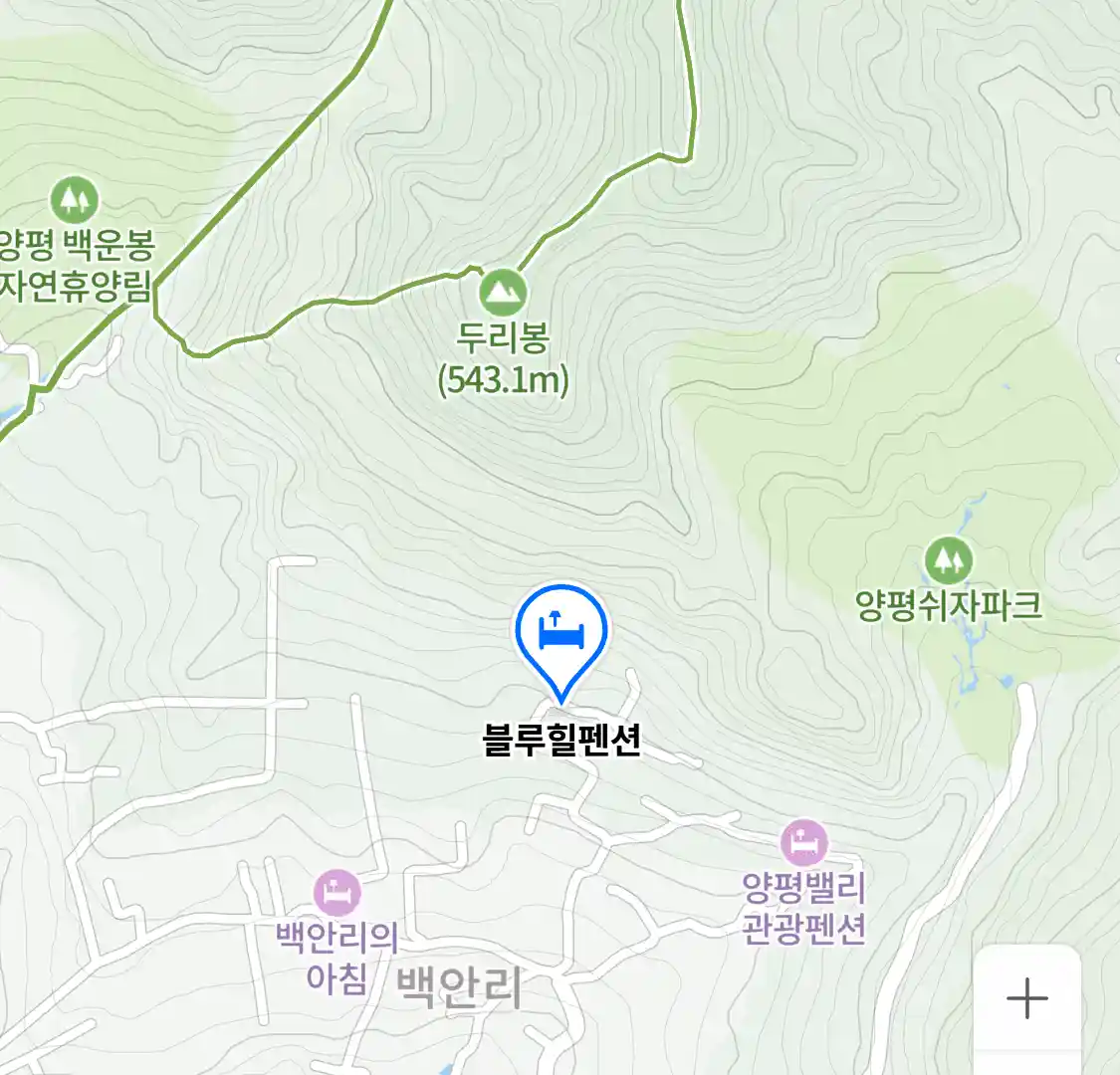 블루힐펜션 위치