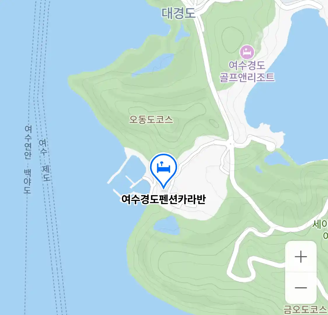 여수경도펜션카라반 위치