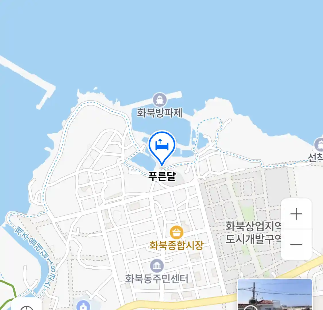 푸른달 위치