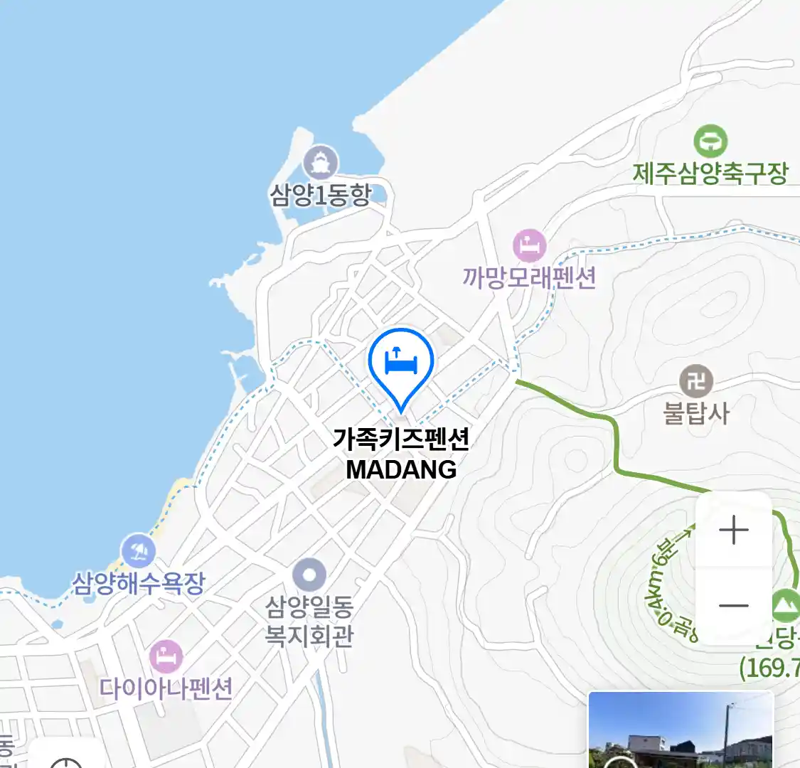 가족키즈펜션 MADANG 위치