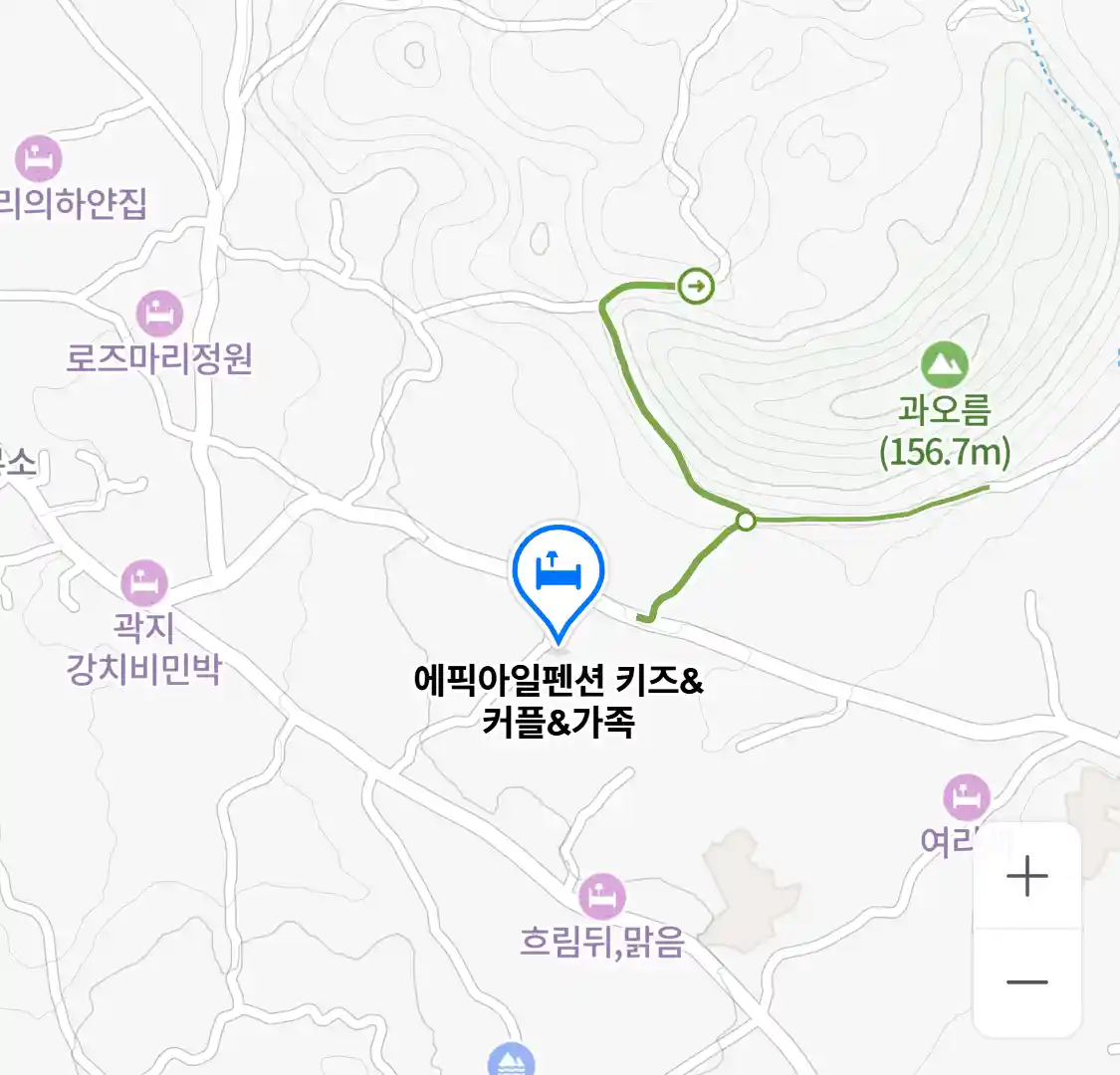에픽아일펜션 키즈커플가족 위치
