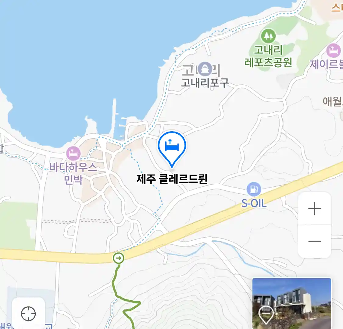 제주 클레르드륀 위치