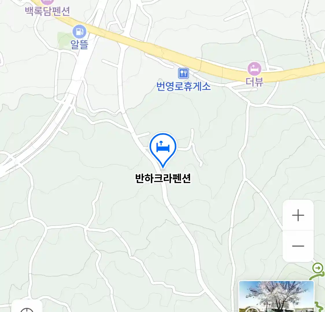 반하크라펜션 위치