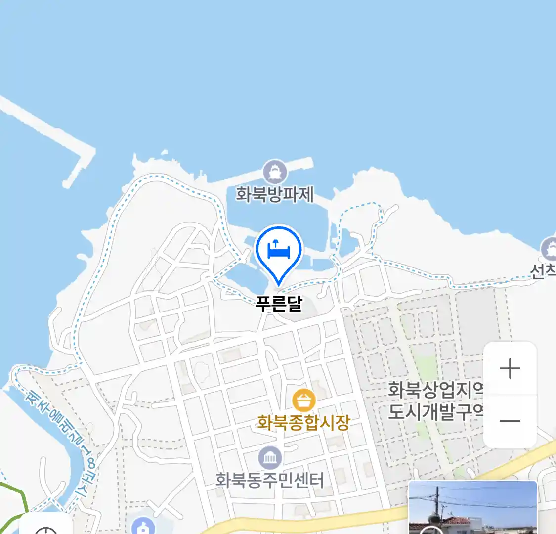 푸른달 위치