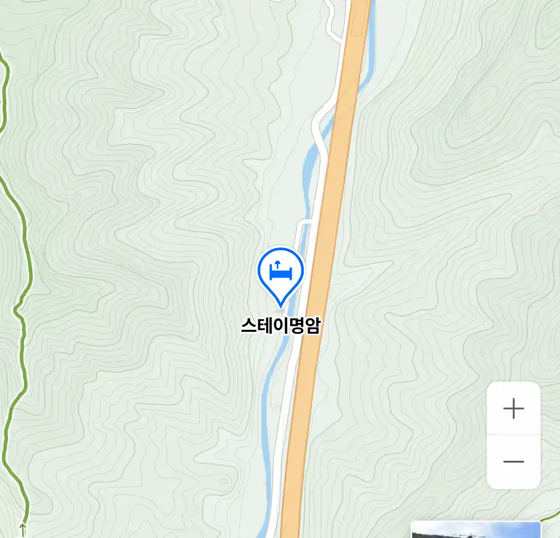 스테이명암 위치