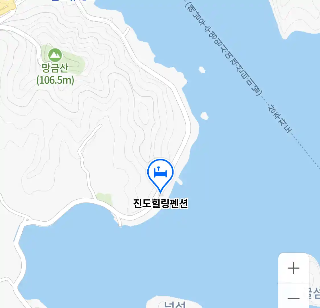 진도힐링펜션 위치