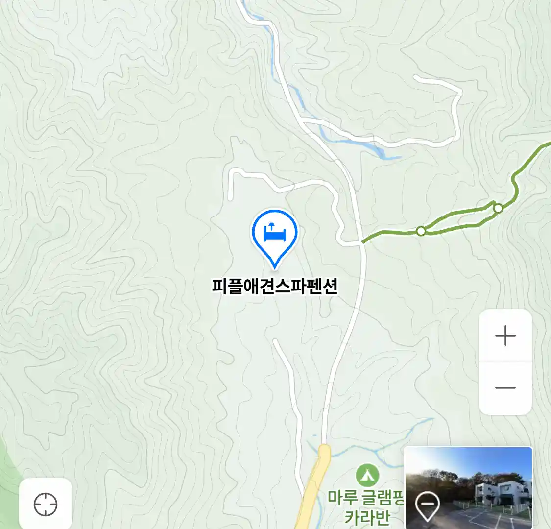 피플애견스파펜션 위치