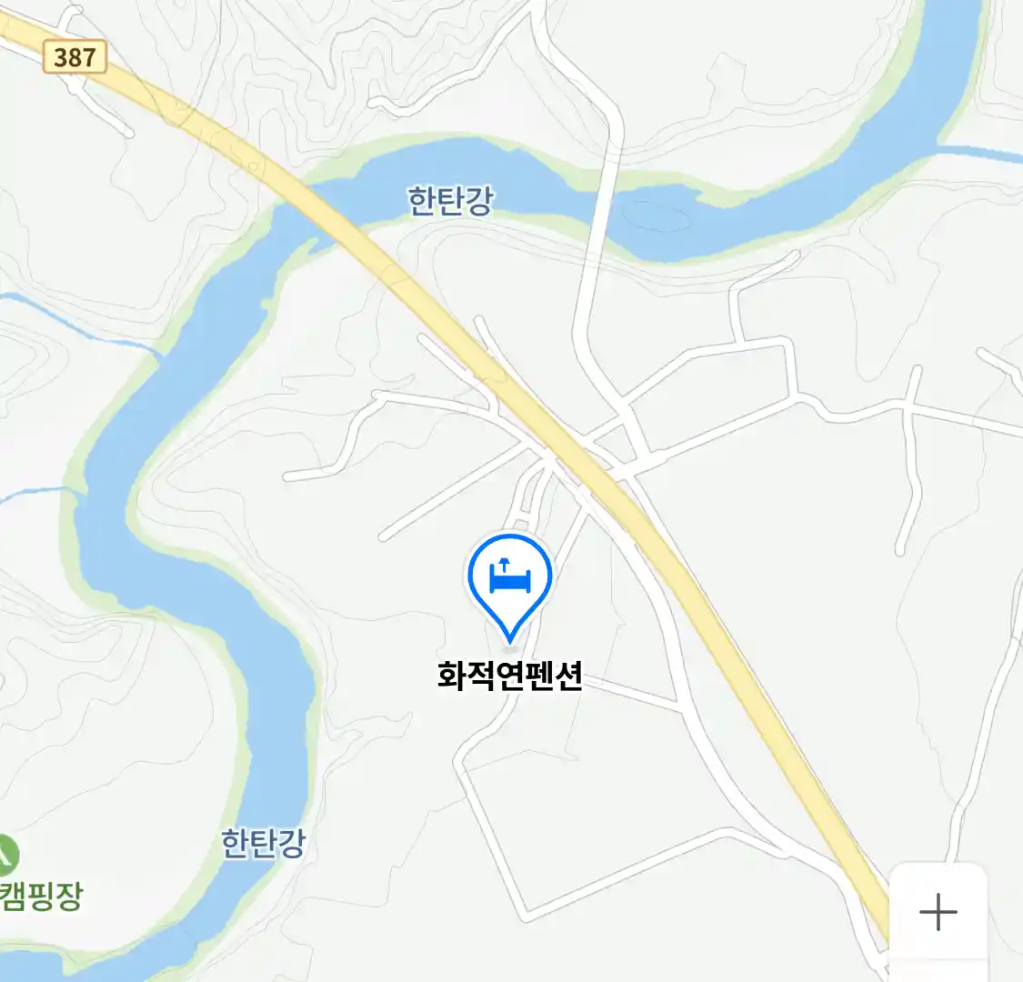 화적연펜션 위치