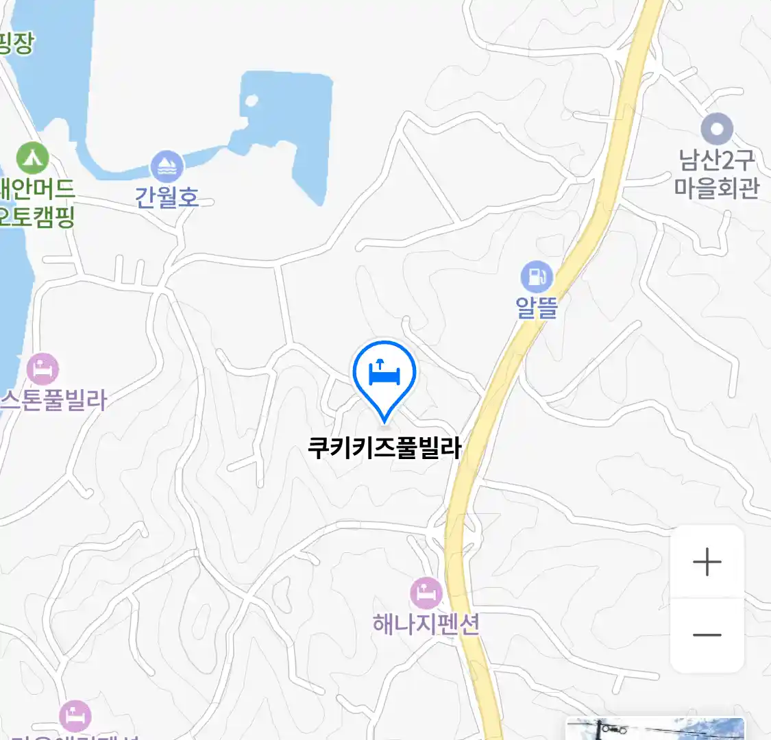 쿠키키즈풀빌라 위치