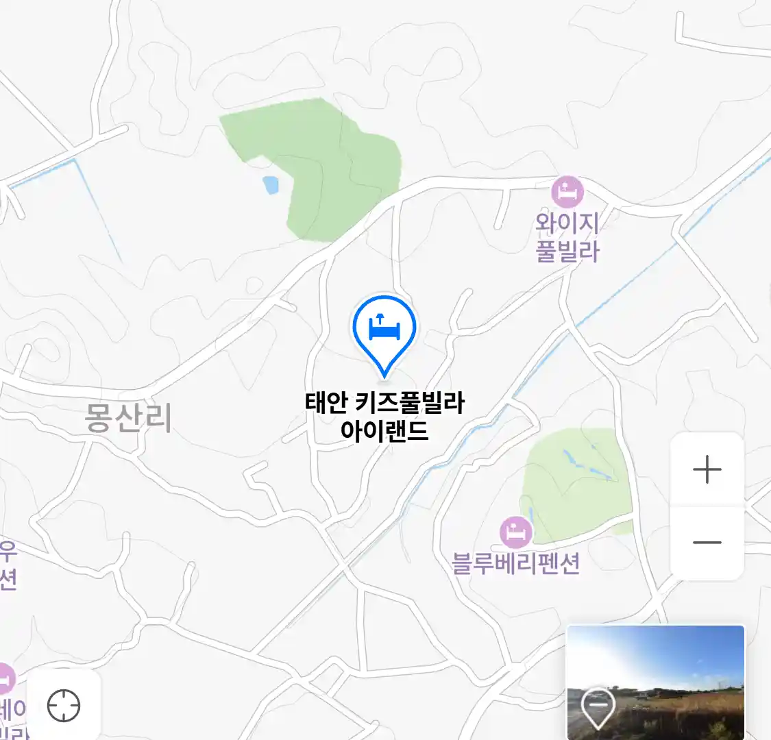 태안 키즈풀빌라 아이랜드 위치