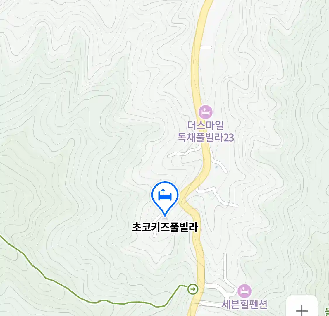 초코키즈풀빌라 위치