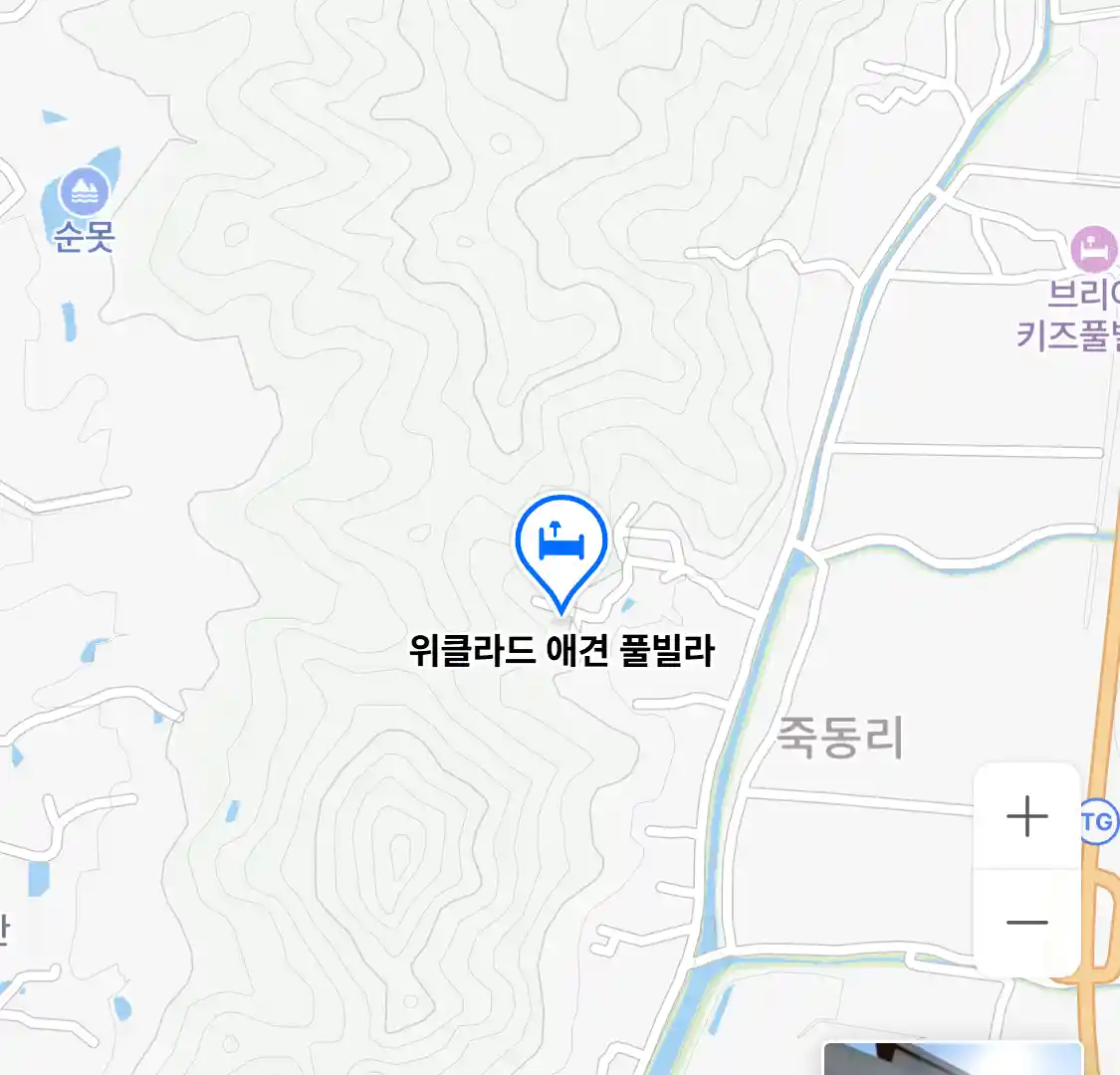 위클라드 애견 풀빌라 위치