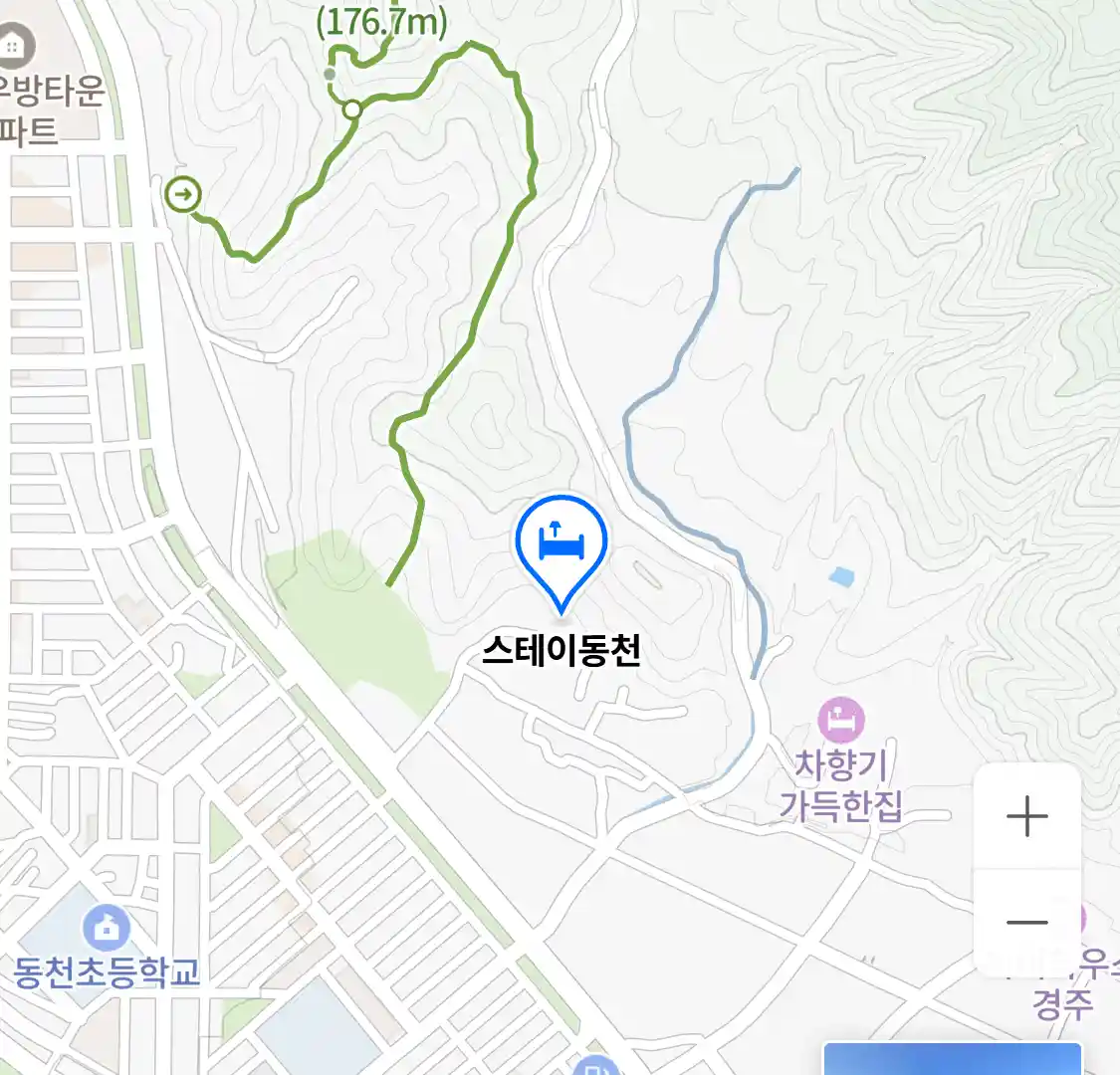 스테이동천 위치