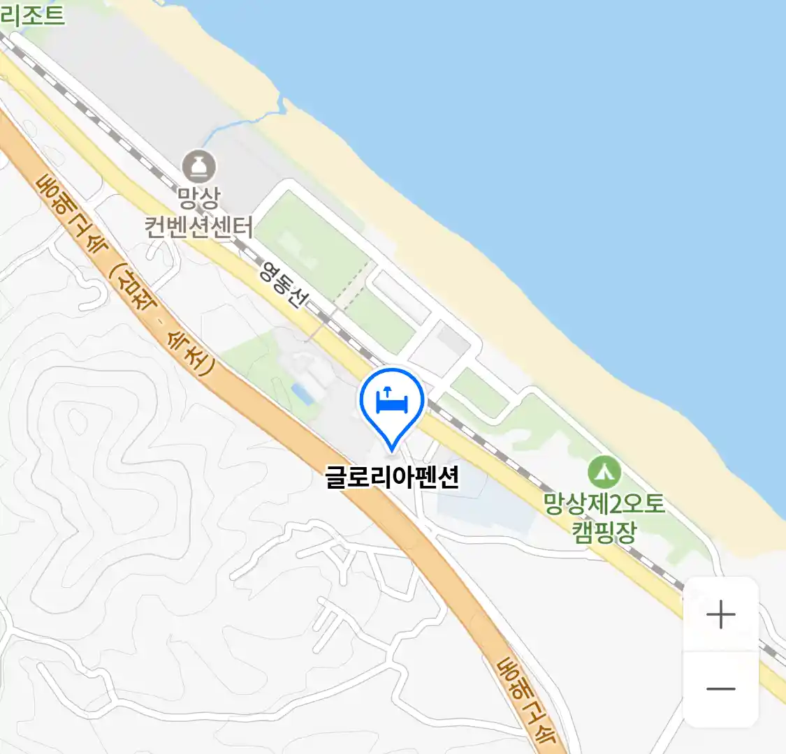 글로리아펜션 위치