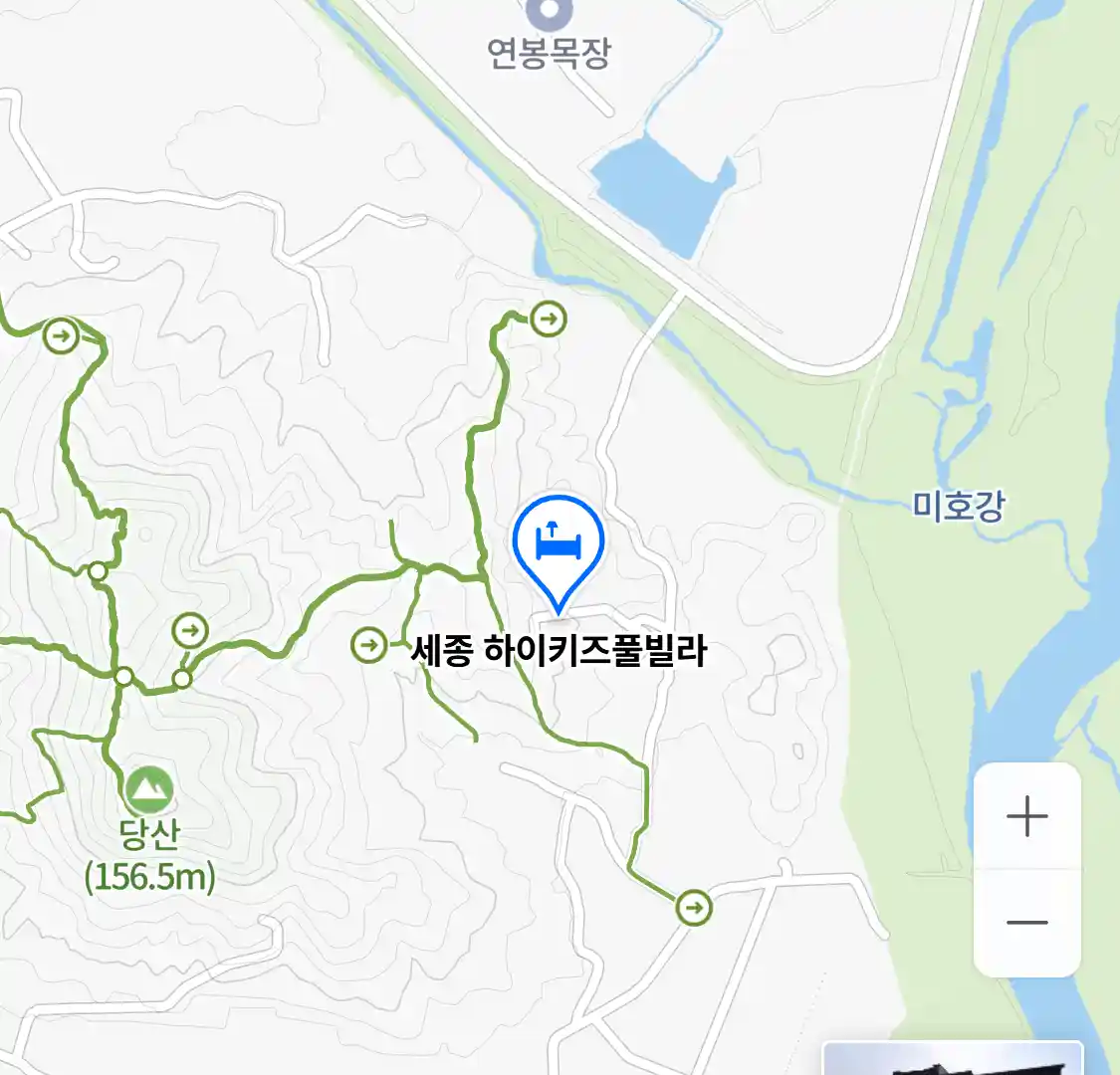 세종 하이키즈풀빌라 위치