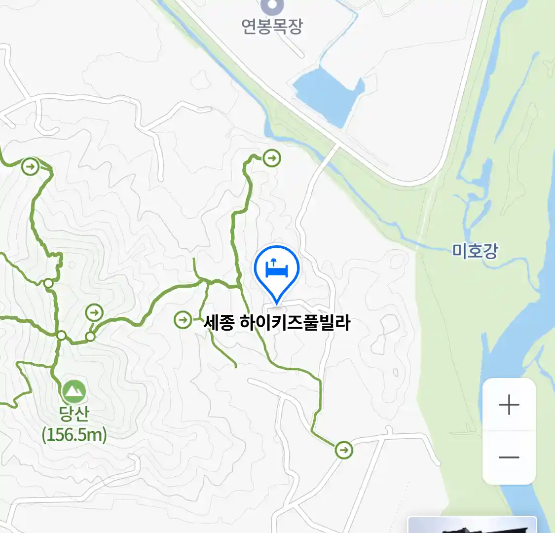 세종 하이키즈풀빌라 위치