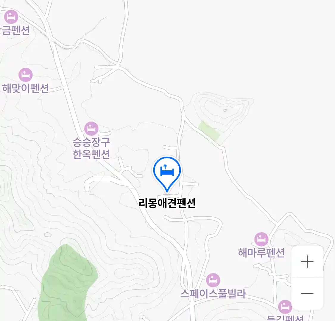 리몽애견펜션 위치