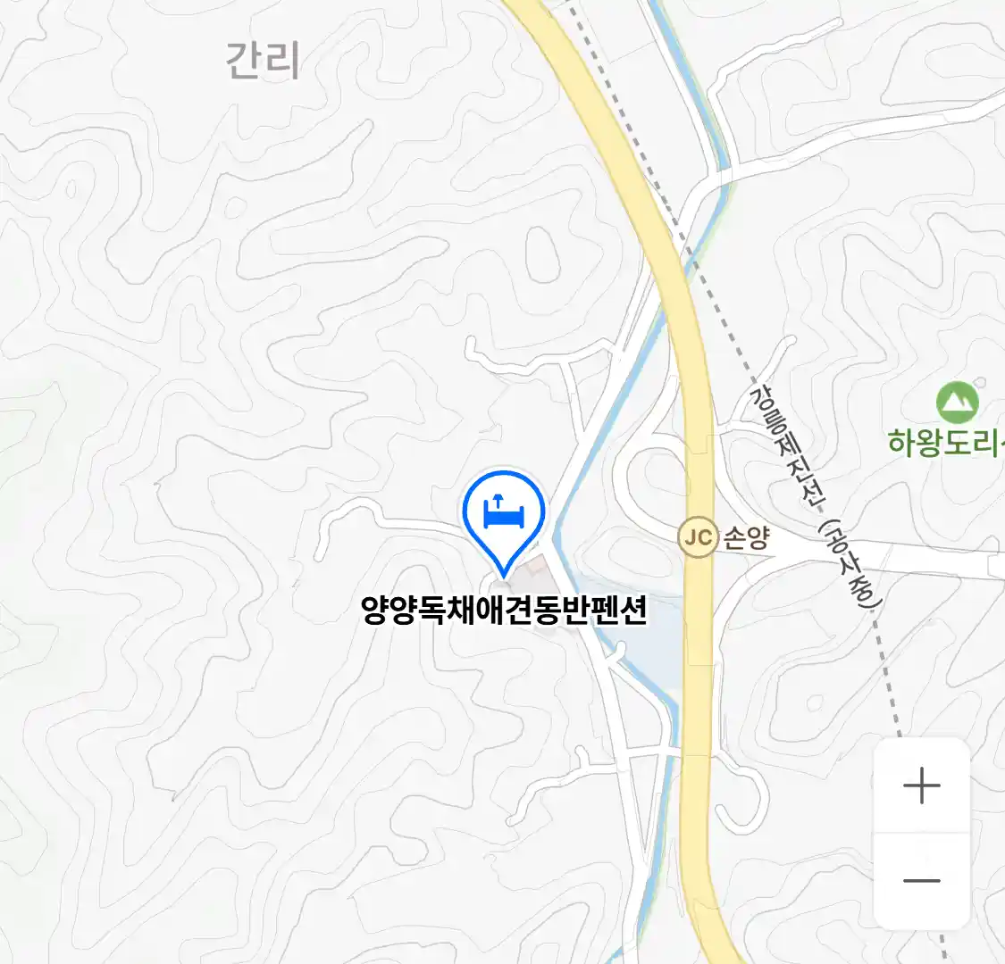 양양독채애견동반펜션 위치