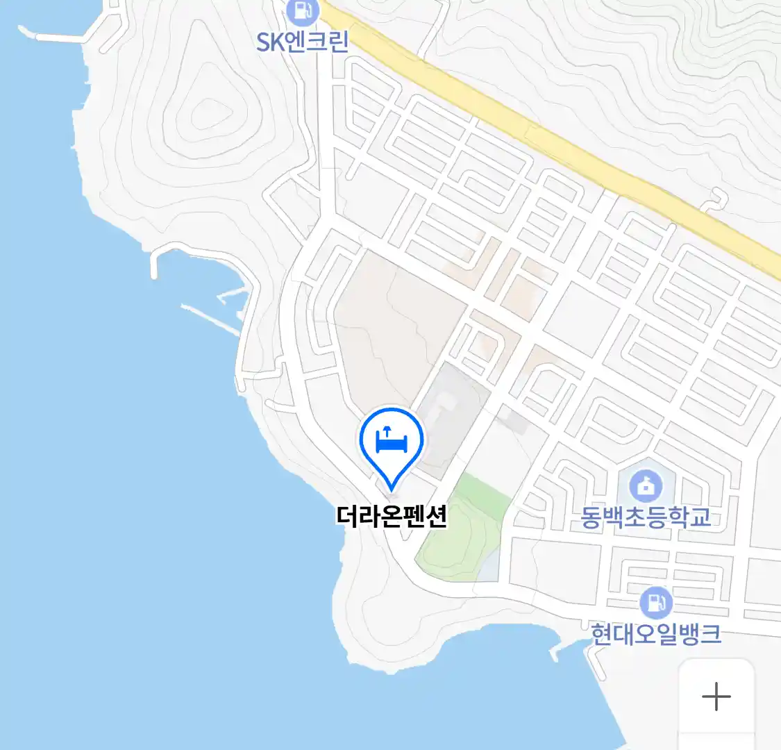 더라온펜션 위치