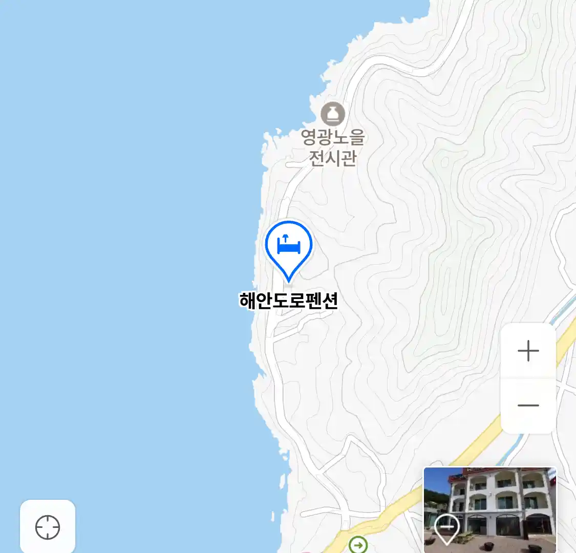 해안도로펜션 위치
