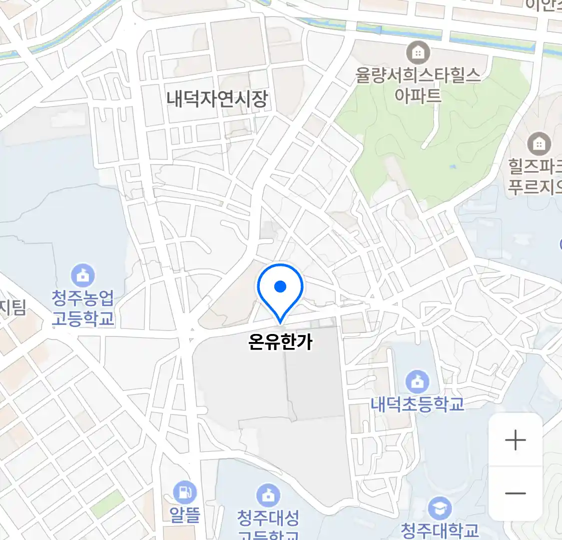 청주시 사천동 키즈펜션_온유한가 위치