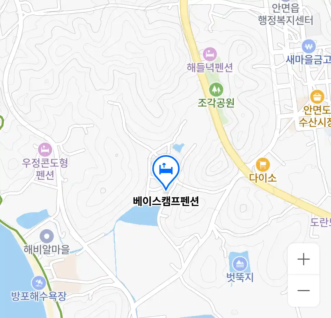 베이스캠프펜션 위치