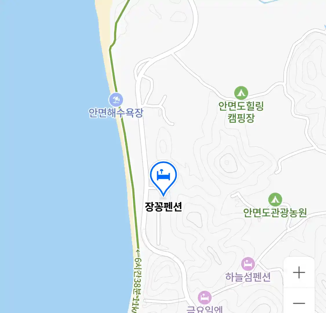 장꽁펜션 위치