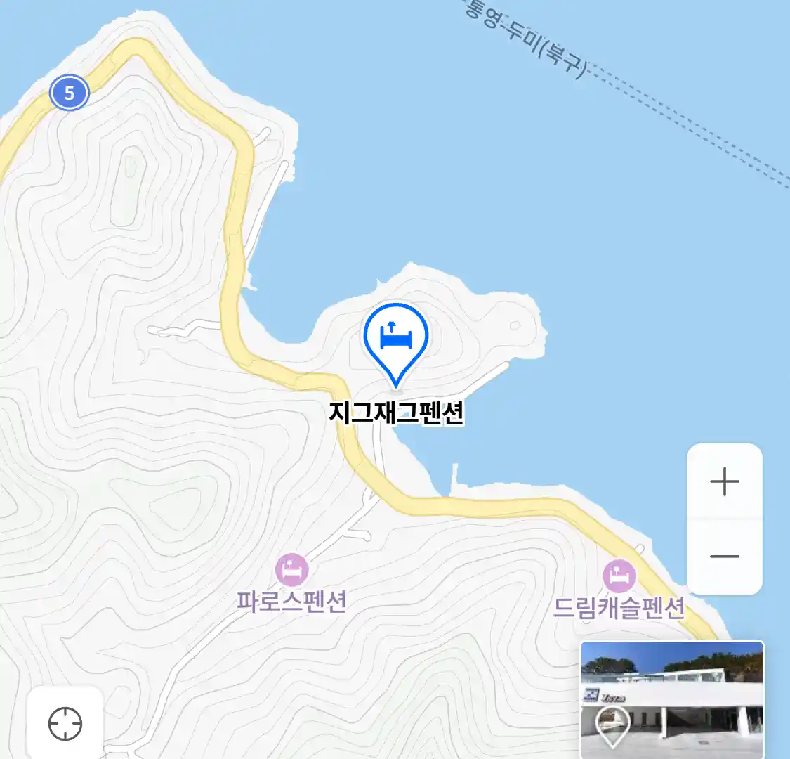 지그재그펜션 위치