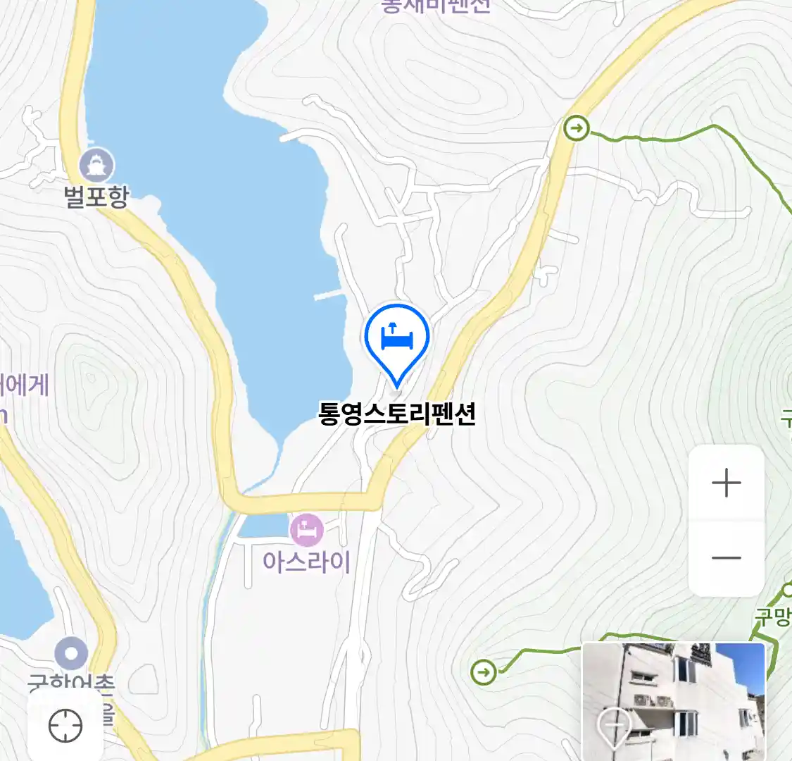 통영스토리펜션 위치