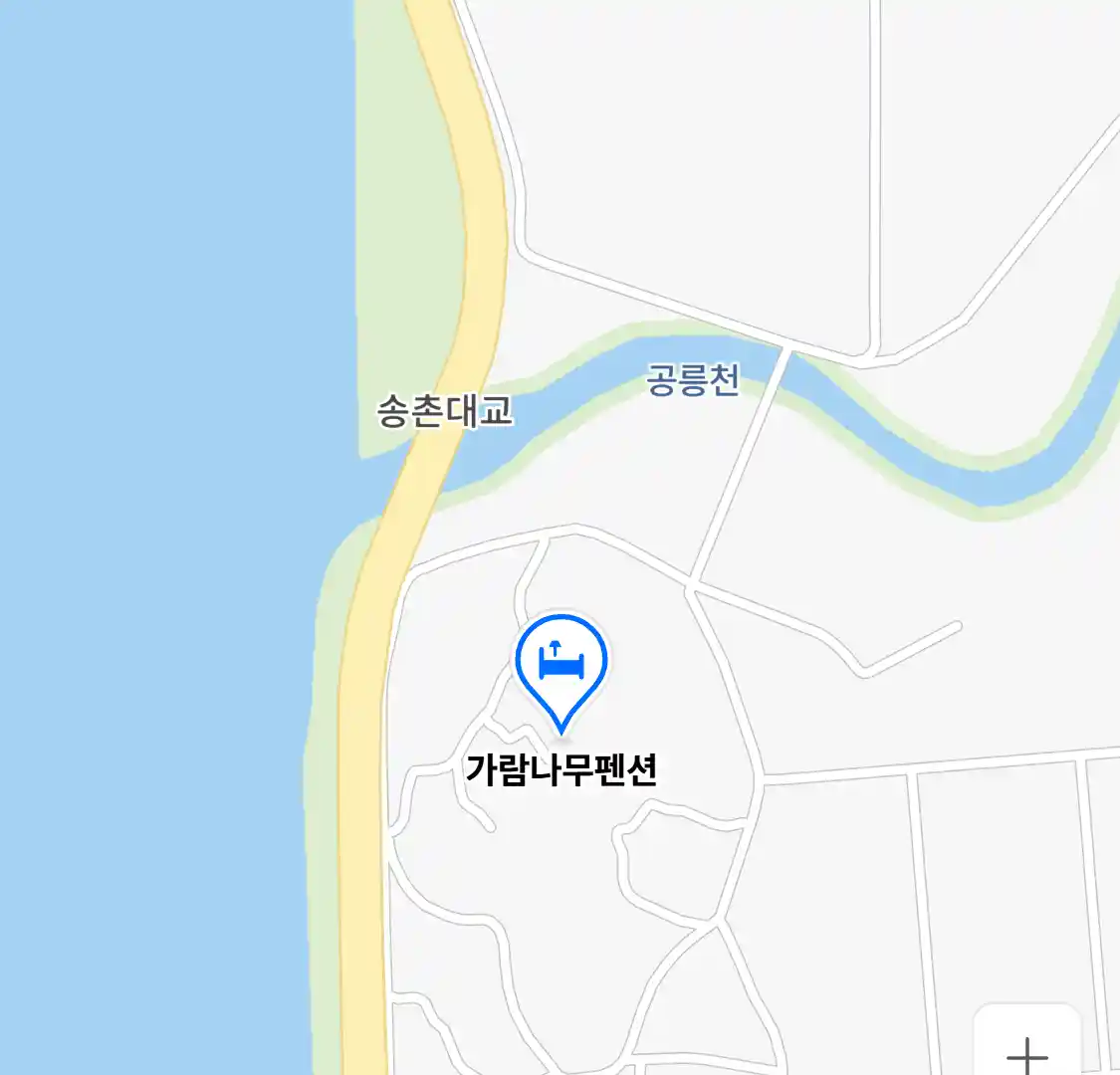 가람나무펜션 위치
